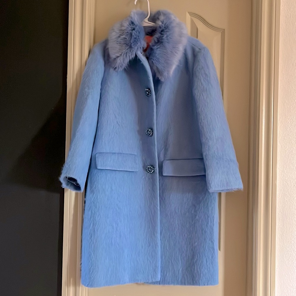 Cinderella blue Kate spade pea coat